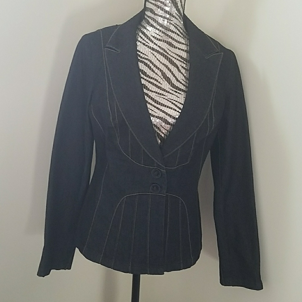 Store Closing‼️Final Price BisouBisou Denim blazer